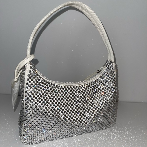 SOLD Prada White Crystal Re Edition - Picture 2 of 5